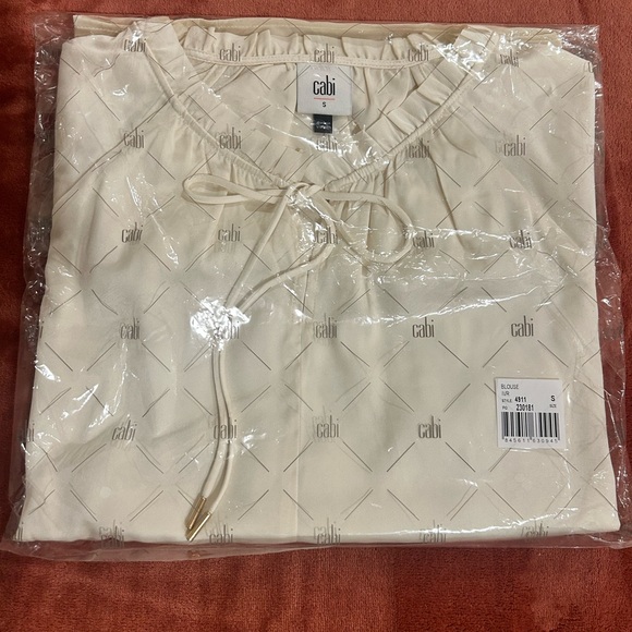 CAbi Cream Ruffle Blouse - Picture 3 of 3